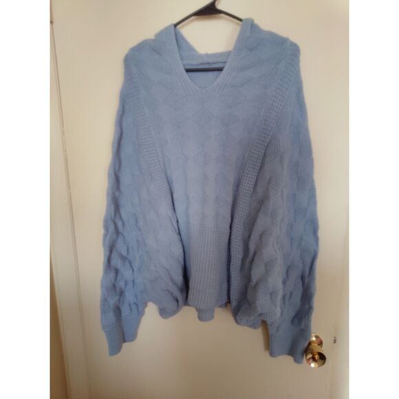 Shein Sweater Hoodie size 3X Blue - Picture 1 of 2